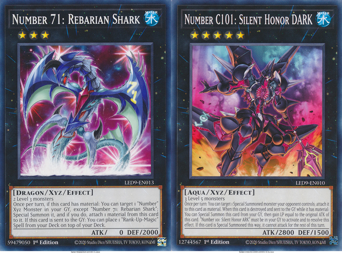 Number 71: Rebarian Shark + Number C101: Silent Honor D 1st N