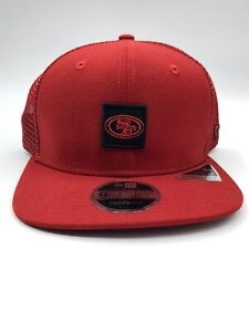 New Era San Francisco 49ers Shanahan Square Trucker Hat 9Fifty ...