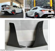 Fits Lexus Is300 Is350 Is500 21-25 Real Carbon Rear Bumper Lip Canards Splitters Fits Lexus Is300 Is350 Is500 21-25 Real Carbon Rear Bumper Lip Canards Splitters
