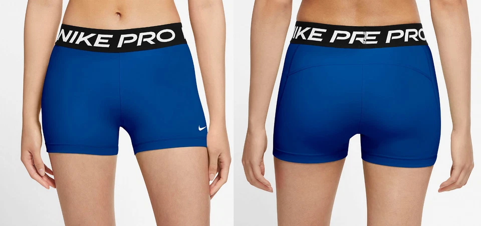 Women's NIKE AO9977-480 Pro 3” COMPRESSION Running Training Shorts Size: XL - Image 3 of 3