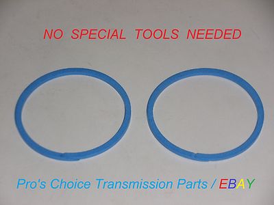 TH THM 700R4 700-R4 4L60 Pump Stator Shaft Teflon Rings NO--SIZING--TOOLS-NEEDED