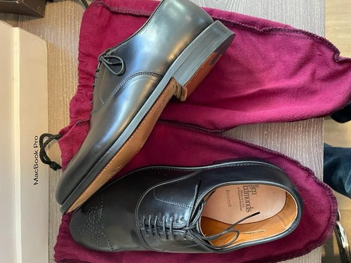 Allen Edmonds Bancroft Oxford SHELL CORDOVAN Handmade Shoes Size 6.5 US 6 UK NEW - Picture 7 of 14