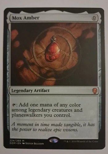 Mox Amber NM Dominaria Magic the Gathering MTG