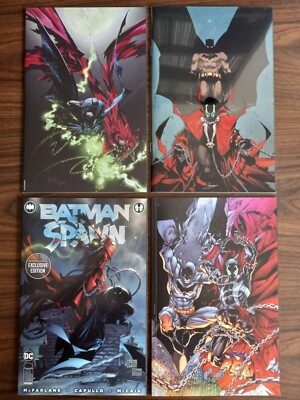 Batman Spawn 1 (2022) Barnes & Noble, Booth (1:50), Glow in the Dark, Acetate
