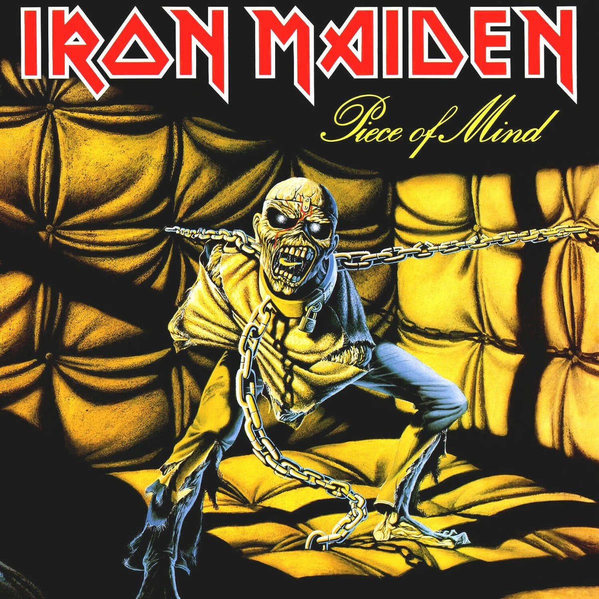 Iron Maiden Piece Of Mind 12x12 Album Cover Replica Poster