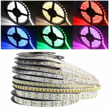 16.4ft LED Strip 3528 2835 3014 5050 5054 5630 5730 7020 SMD Flexible Light 12V