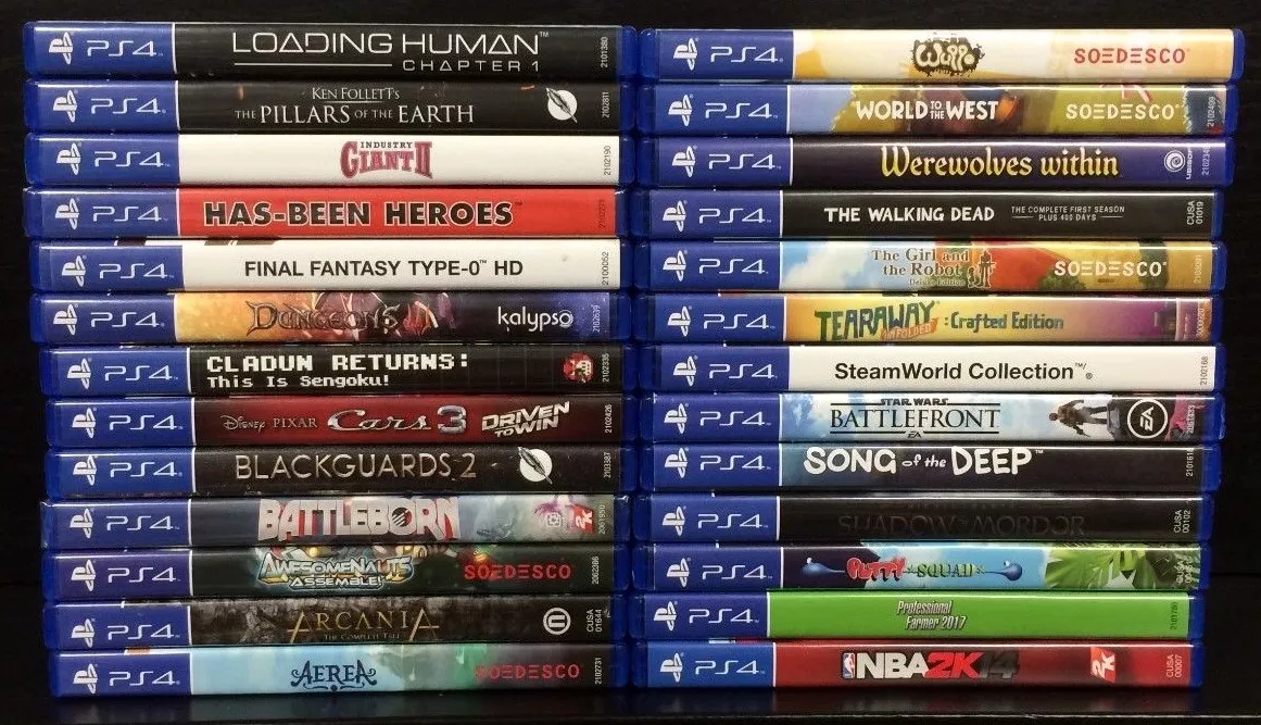  Games - PlayStation 4: Video Games