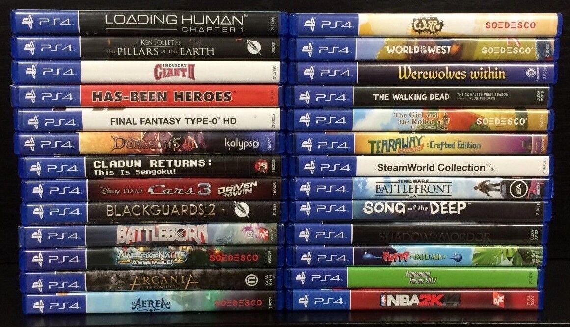 Playstation 4 Games Complete Fun Pick & Choose PS4 Video Games Updated 11 14 23