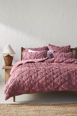 アンソロポロジーのベットカバー〈TWIN QUILT〉 New Anthropologie Textured Landry Quilt sz Twin | eBay