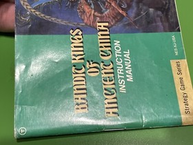 Bandit Kings of Ancient China Nintendo NES Manual Instruction Booklet