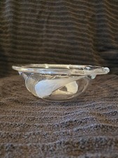 Fifth Avenue crystal bowl, etched with Calla Lilies