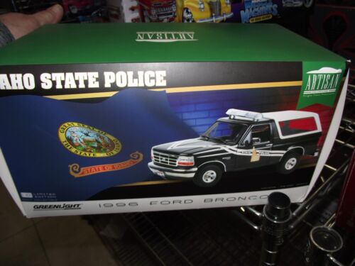 Greenlight 1/18 1996 Ford Bronco Idaho state police NIB