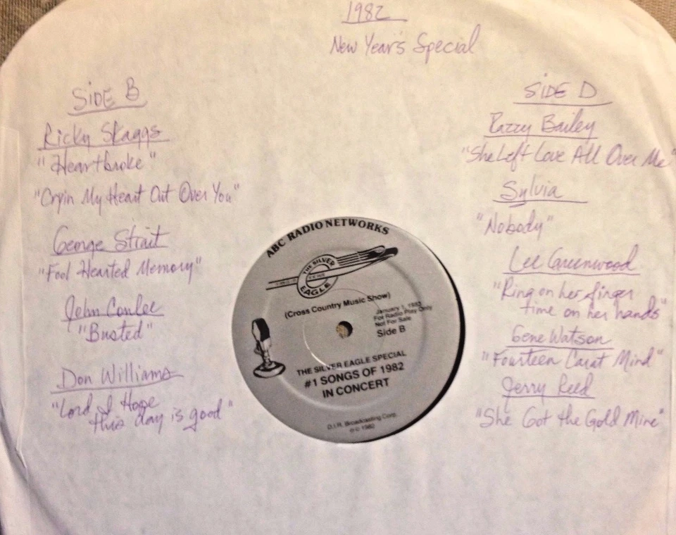 Radio Show: ABC'S SILVER EAGLE LIVE SPECIAL 1/1/83 #1 SONGS OF 1982 CONCERT - Image 3 of 3