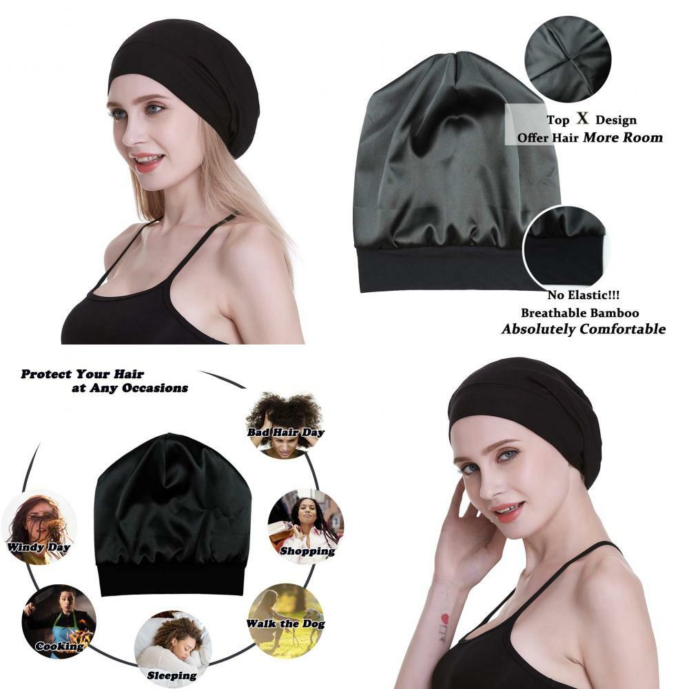 Bonnet Slap Satin Lined Cap Amazon Slap Cap,Women Natural Hair