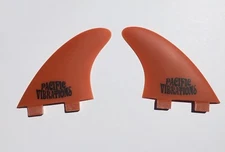 Pacific Vibrations surfboard longboard FINS Performance 4.6" Side Bites FCS