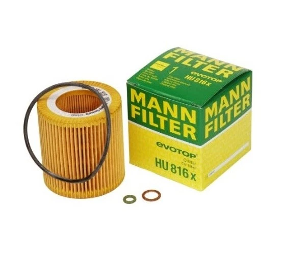 Kit de troca de óleo com LiquiMoly TopTec 5W-40 + filtro MANN HU816x compatibilidade abaixo - Imagem 2 de 4