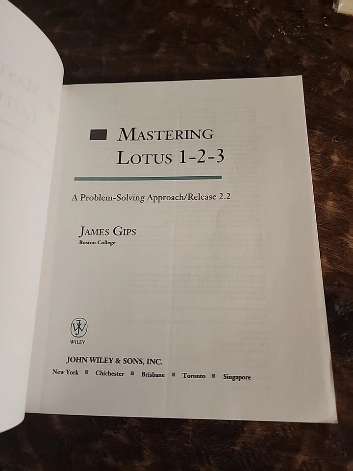 Mastering Lotus 1-2-3 By James Gips 1991 - Image 3 of 4
