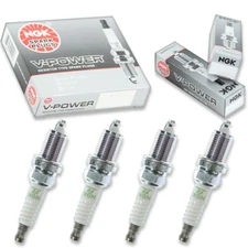 4 pcs NGK V-Power Spark Plugs for 2001-2005 Honda Civic 1.7L L4 - Engine Kit 