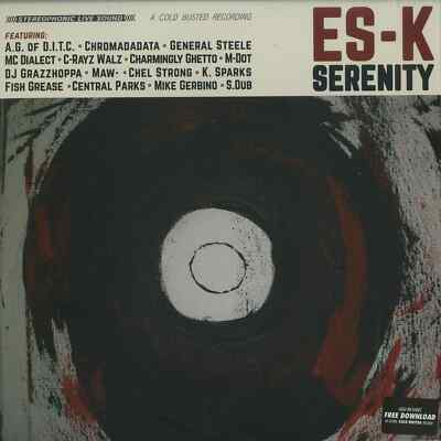 Es-K / SERENITY (LP + DL CODE) / Cold Busted / busted18 / 12 Inch LP