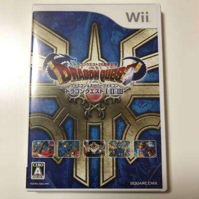 Nintendo Wii Dragon Quest 1 2 3 Anniversary 25th NTSC-J