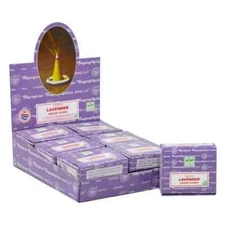 Satya Lavender Natural Fragrances Masala Incense Dhoop 12 Packet Each 10 Cones