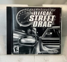 Midnight Outlaw: Illegal Street Drag PC, 2002 W/ Case Insert, Tested