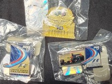 3 Pins '07 Formula-1 Indianapolis U S Grand Prix Indy F-1 IMS Museum Wings Wheel