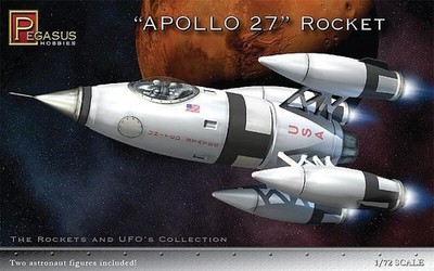 Pegasus Hobbies PG9101 - 1/72 Apollo 27 Rocket Ship - Neu