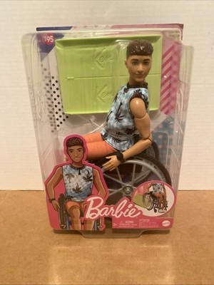 Ken Barbie Fashionistas with Wheelchair and Ramp #196 For Barbie
