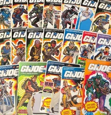 Gi Joe Vintage Uncut Full Cardbacks File Cards ARAH Hasbro You Choose 1989-1994