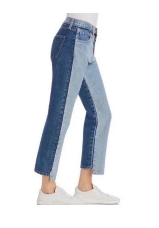 NWOT Current Elliot Two Tone contrast Somera Jeans Size 28 Made in the USA