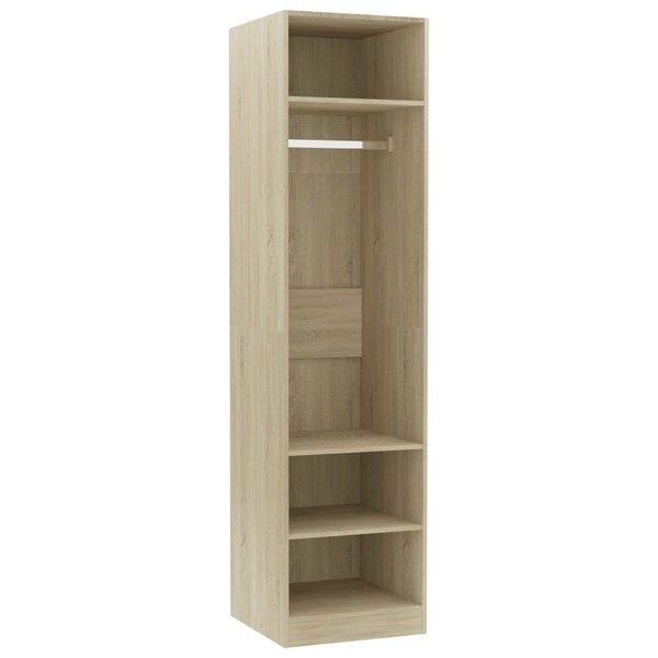Kleiderschrank Sonoma Eiche 50X50X200 Cm Spanplatte-image