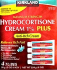 Kirkland Signature Hydrocortisone Cream 1% Plus Anti Itch 4 x2 Oz EXP 05/2027