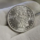 1884 O US Morgan Silver Dollar $1 Unc