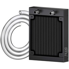 Water Cooling Computer Radiator, 12 Pipe Aluminum Heat Exchanger Liquid Cooli...