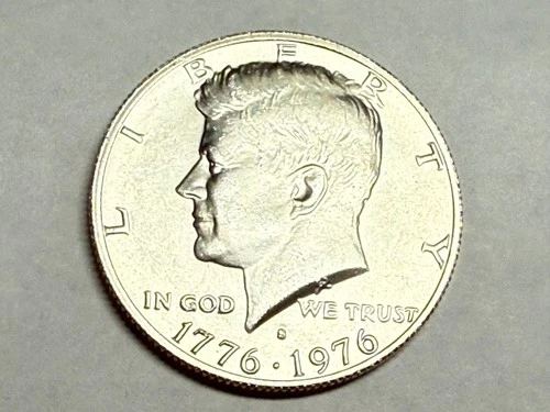 1776-1976S BU 40% silver bicentennial KENNEDY HALF DOLLAR. Exact coin shown. #6