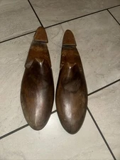 Pair Of Vintage Wooden Shoe Keepers From Rochester Shoe Tree Co