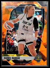 2024 Panini Prizm WNBA #25 Rachel Banham Orange Cracked Ice