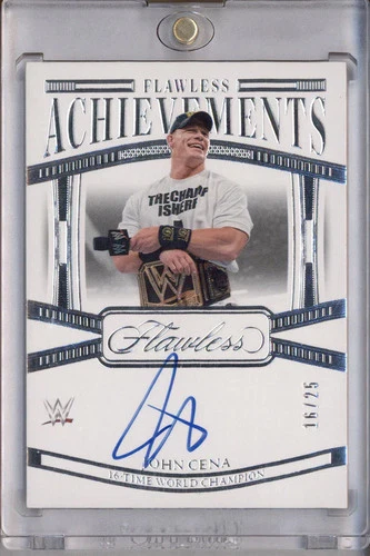2024 Panini Flawless WWE Flawless Achievements #17 John Cena /25