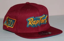 Mitchell & Ness TORONTO RAPTORS Dynasty Fitted Hat Cap 7 1/2 Northern Lights *7N
