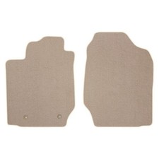 Velours Fußmatten für Toyota Corolla Verso II Bj. 2001 - 2004 VORNE BEIGE PREM