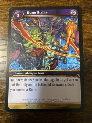 World of Warcraft TCG Rune Strike - Icecrown 24/220