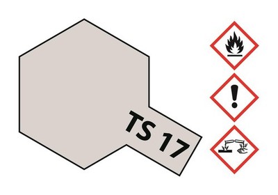 Spezial-ACRYL-HARZ SPRAY TS-17 ALU SILBER Spraydose 100ml  Tamiya