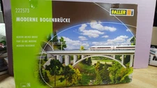 N FALLER MODERN ARCHED BRIDGE,  RARE NOW IN U.S. with tarrifs! NIB