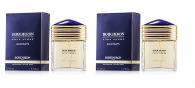Boucheron Pour Homme by Boucheron Paris 1.7oz EDT for Men 2 Pc Pack
