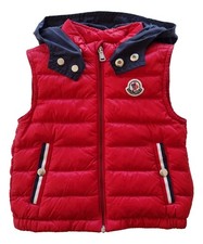 Moncler Sleeveless Baby Down Jacket D19514335699 ALBI Red 12 18 Months