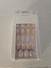 Claires Press on Coffin Nails 24 Faux Nails N...