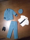 Vintage Barbie Doll Ken Get Ups N Go Outfit! Htf!