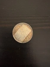 1915 Germany 1 Mark 90% Silver