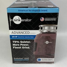 New InSinkErator 79970-ISE Evolution 1300 3/4 HP Quiet Garbage Disposal